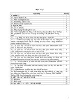 Tổ chức hoạt động dạy học chủ đề tự chọn văn học dân gian thanh hóa cho học sinh lớp 10 trường THCSTHPT thống nhất theo hướng phát triển năng lực 