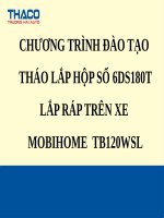 đào tạo tháo nắp hôp số xe ô tô