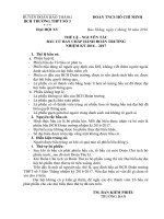 Biên Bản bầu cử đại hội đoàn trường