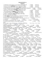 500 cau trac nghiem anh 9