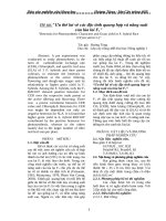 Ưu thế lai về các đặc tính quang hợp và năng suất của lúa lai F1