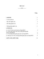 Nâng cao chất lượng môn ngữ văn bằng phương pháp sử dụng bản đồ tư duy trong dạy học 