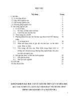 Một vài kinh nghiệm dạy học văn từ góc độ tiếp cận văn hóa học (qua ví dụ nghiên cứu, giảng dạy trích đoạn nỗi thương mình trong truyện kiều của nguyễn du) 