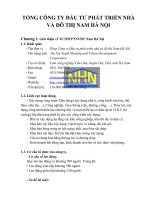 Xây dựng thang bảng lương theo đánh giá giá trị công việc cho TỔNG CÔNG TY ĐẦU TƯ PHÁT TRIỂN NHÀ VÀ ĐÔ THỊ NAM HÀ NỘI