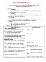 BAI 3 AN TOÀN KHI đi QUA CHO GIAO NHAU DUONG BO VA DUONG SAT