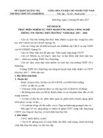 Kế hoạch thực hiện nhiệm vụ CNTT