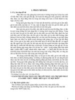 Cách chuyển bài toán tìm giá trị lớn nhất  giá trị nhỏ nhất của biểu thức nhiều biến quy về một biến 