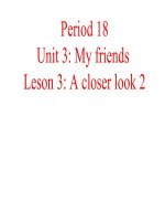 Unit 03. My friends. Lesson 3. A closer look 2