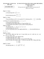 Đề thi vào lớp 10 tỉnh Phú Thọ năm 2017