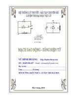 Tuyển tập mạch dao động  câu hỏi trắc nghiệm có đáp án 