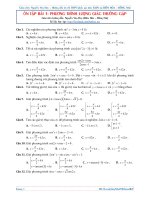 Nguyen van huy   TOAN 11  DE ON TAP PHUONG TRINH LUONG GIAC THUONG GAP