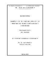 Nghiên cứu đề xuất quy hoạch bảo vệ và phát triển rừng huyện mù cang chải, tỉnh yên bái 