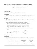 Chuyen de va bai tap hoa huu co 11 c8 dan xuat halogen  ancol phenol  loi giai chi tiet