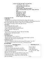 so sánh hình tròn, vuông, tam giác 4 tuổi