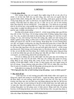 Tích hợp giáo dục bảo vệ môi trường trong bài giảng ozon và hidddropeoxxit 