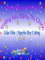 Tuần 25. Liên kết các câu trong bài bằng cách thay thế từ ngữ