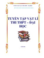 Phương pháp giải bài tập trắc nghiệm vật lí theo chủ đề 1 tần trọng hùng 
