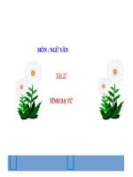 Bài 10. Cảm nghĩ trong đêm thanh tĩnh (Tĩnh dạ tứ)