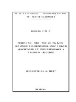 Nghiên cứu sự ảnh hưởng của một số yếu tố đến năng suất và chi phí năng lượng của thiết bị vận chuyển trấu từ thuyền lên kho chứa tại long mỹ   hậu giang 