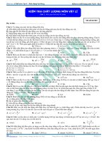 Tuyển tập chuyên đề kiểm tra định kỳ môn lý 