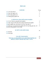 Kinh nghiệm dạy chủ đề hàm số cho học sinh khối 12 