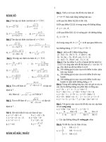 Bai tap dai so 10  chuong II đa TN