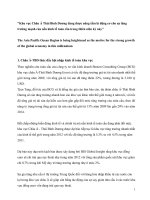 Khu vực châu á thái bình dương đang được nâng tầm là động cơ cho sự tăng trưởng mạnh của nền kinh tế toàn cầu 