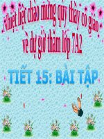 Bài 4. Sử dụng các hàm để tính toán