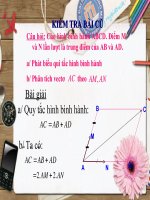 Chương I. §4. Hệ trục toạ độ