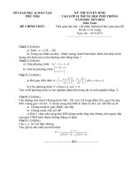 Đề thi vào lớp 10 tỉnh Phú Thọ năm 2013