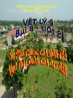 Bài 8. Sự phụ thuộc của điện trở vào tiết diện dây dẫn