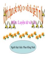 Tuần 8. Từ chỉ hoạt động, trạng thái. Dấu phẩy