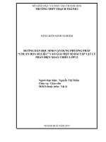 Hướng dẫn học sinh vận dụng phương pháp “chuẩn hoá số liệu” vào giải một số bài tập vật lý phần điện xoay chiều lớp 12 