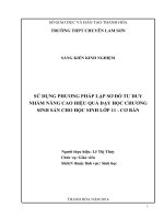 sinh THPT   le thi thuy   THPT chuyen lam son   TP thanh hoa doc 