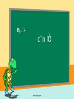 Chương V. Bài 2. Căn lề