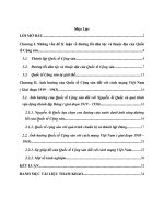 “ ảnh hưởng của quốc tế cộng sản đối với cách mạng việt nam ( giai đoạn 1919 – 1943)”