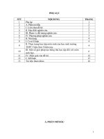 Một số giải pháp tạo hứng thú học tập môn sinh học cho học sinh ở trường THPT triệu sơn 5 