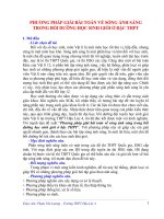 Phương pháp giải bài toán về sóng ánh sáng trong bồi dưỡng học sinh giỏi ở bậc THPT 