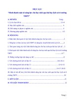 HÌNH THÀNH một số NĂNG lực CHO học SINH QUA bài học LỊCH sử ở TRƯỜNG TRUNG học PHỔ THÔNG 