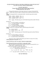 Biện pháp kỹ thuật an toàn hóa chất và vệ sinh lao động trong trường THPT 