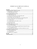 INTERNET VẠN VẬT: HIỆN TẠI VÀ TƢƠNG LAI