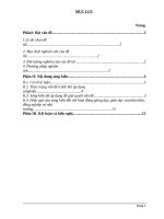 Kinh nghiệm dạy học sinh xác định mối quan hệ giữa cấu trúc hợp chất hữu cơ và nhiệt độ sôi, tính axit tính bazơ ở trường THPT trần phú 