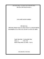 Phương pháp giải các bài toán va chạm trong dao động của con lắc lò xo và con lắc đơn 