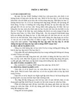 Tạo hứng thú học tập môn tin học lớp 11 với hệ thống bài tập tích hợp cho học sinh trường THPT quan sơn 