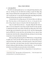 Tổ chức dạy học chương i, phần ba, sách giáo khoa sinh học 10 cơ bản theo phương pháp dạy học dựa trên dự án 