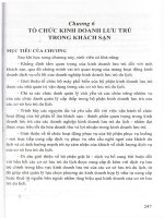 Giáo trình Quản trị kinh doanh khách sạn  Phần 2