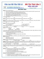 Tuyển tập chuyên đề hóa chuẩn bị thi THPT   có đáp án 