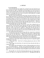 Sử dụng niên biểu hệ thống hoá kiến thức nhằm nâng cao hiệu quả dạy   học lịch sử việt nam giai đoạn 1919   1975 ở trường THPT lam kinh 