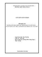 skkn hướng dẫn học sinh lập trình giải các bài toán có sử dụng cấu trúc lặp bằng hệ thống các câu hỏi 