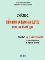 Kiểm định và đánh giá chất lượng công trình xây dựng trong giai đoạn sử dụng